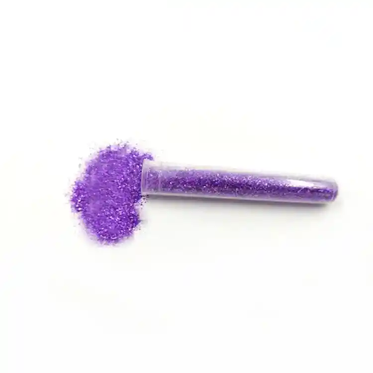 Escarcha De Tubo Color Morada