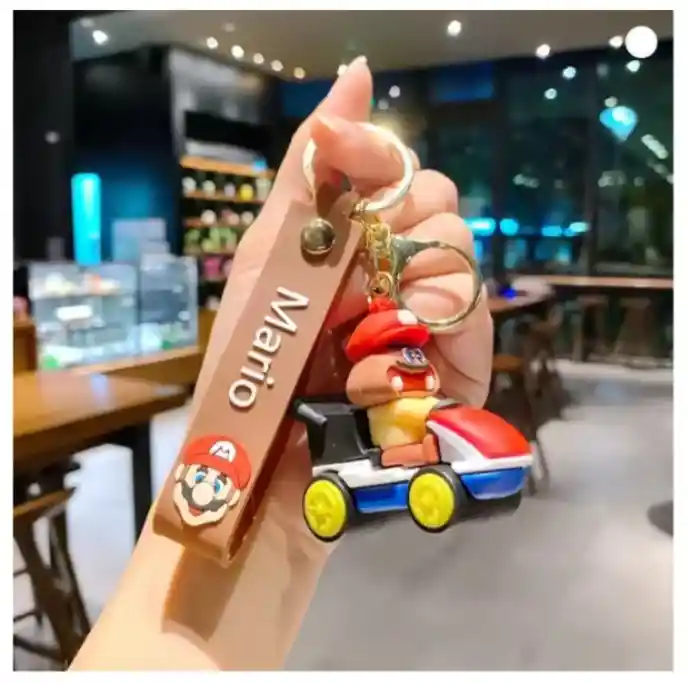 Llavero De Lujo Mario Kart Kawaii Motivos Graciosos Regalo