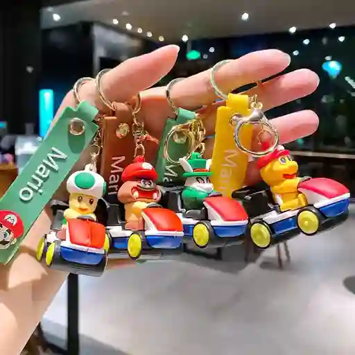 Llavero De Lujo Mario Kart Kawaii Motivos Graciosos Regalo