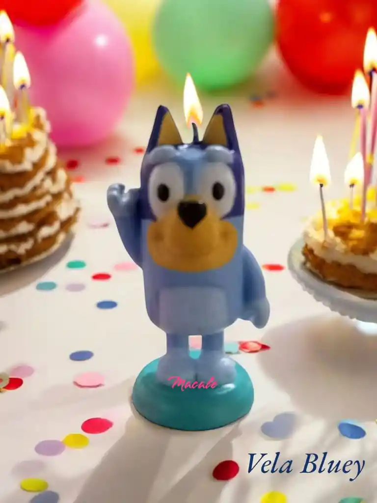 Vela De Cumpleaños Bluey