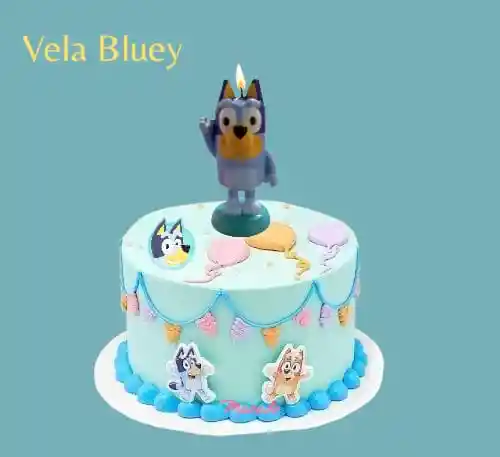Vela De Cumpleaños Bluey