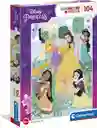 Rompecabezas 104 Piezas Princesas Disney Para Niños