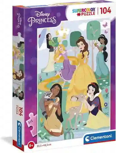 Rompecabezas 104 Piezas Princesas Disney Para Niños