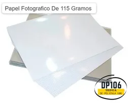 Papel Fotografico De 115 Gramos 5 Und