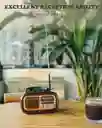 Radio Vintage Retro Café Bluetooth Portátil Am Fm Sw Compatible Con Tarjeta Micro Sd Usb