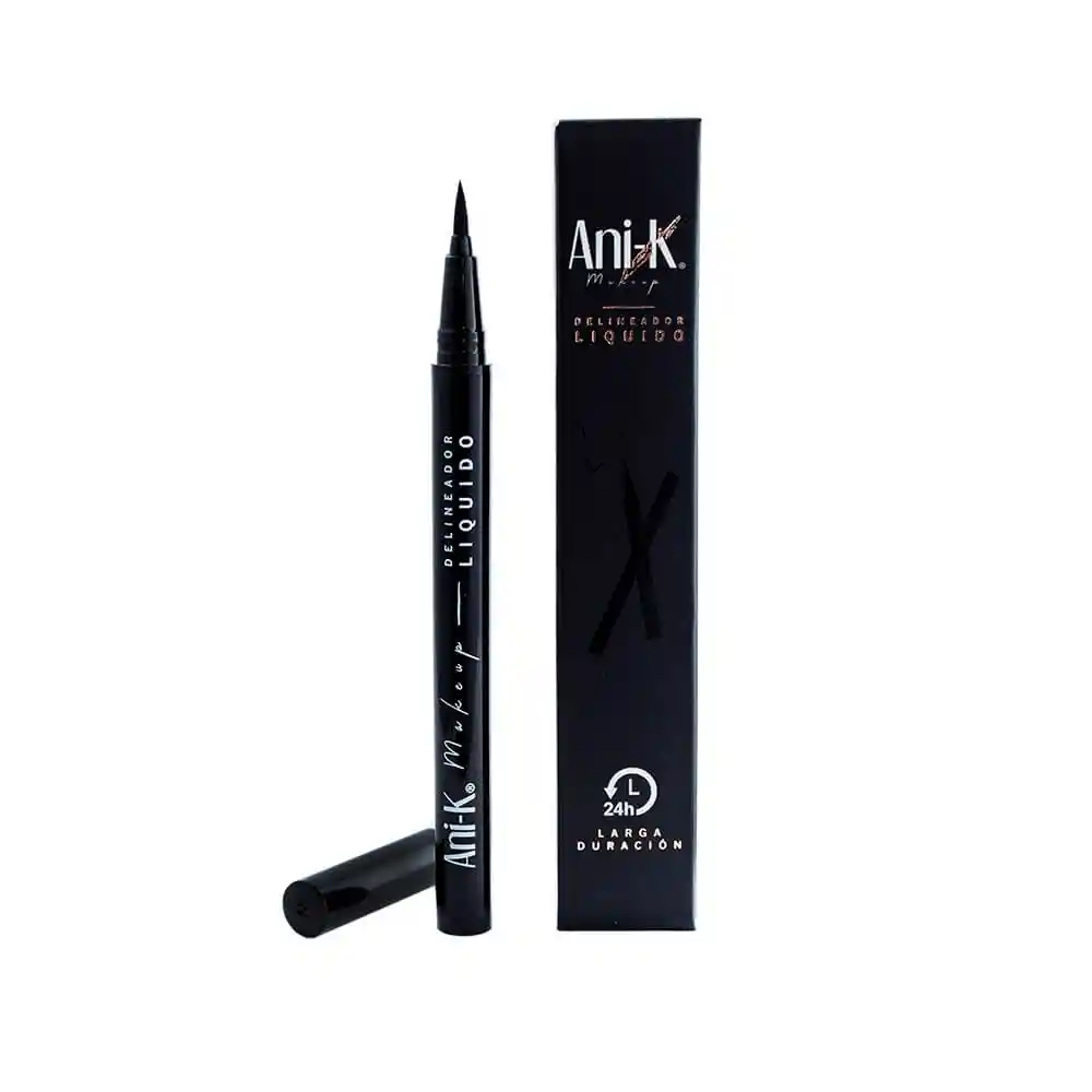 Delineador Liquido Radiante X2 Gr Ani-k Makeup
