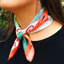 Pañoleta De Seda Para Mujer – Elegante, Suave Y Versátil - Mediana