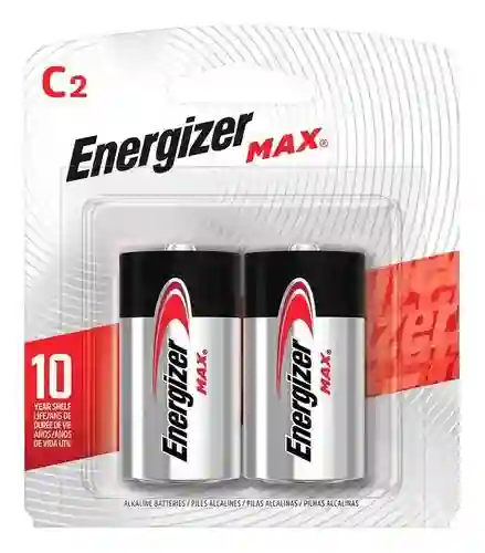 Pila Alcalina Energizer Redonda Tipo C x 2 und