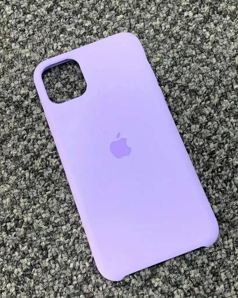Silicone Case Iphone Iphone 11 Pro Max Lila