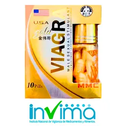 Viagra Usa X10 Potenciador Sexual Hombres Pene Duro Fuerte Retrasa Eyaculación Simula Al Viagra Potencia Ereccion Masculino Hombre Male Sexual Estimulation