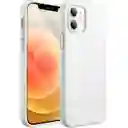 Silicone Case Iphone Iphone 12/12 Pro Blanco