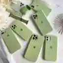 Silicone Case Iphone Iphone 12/12 Pro Verde Agua