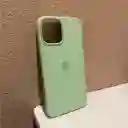 Silicone Case Iphone Iphone 12/12 Pro Verde Agua