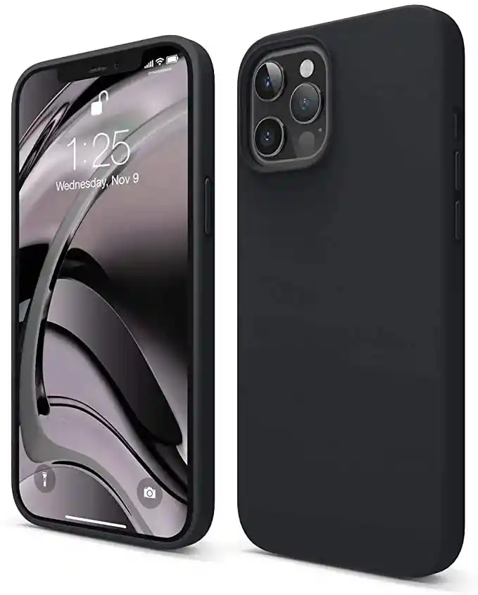 Silicone Case Iphone 12 Pro Max Negro