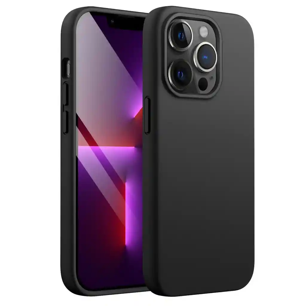 Silicone Case Iphone 13 Pro Max Negro