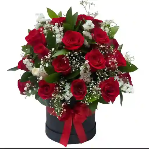 Cilindro Hermoso De Rosas