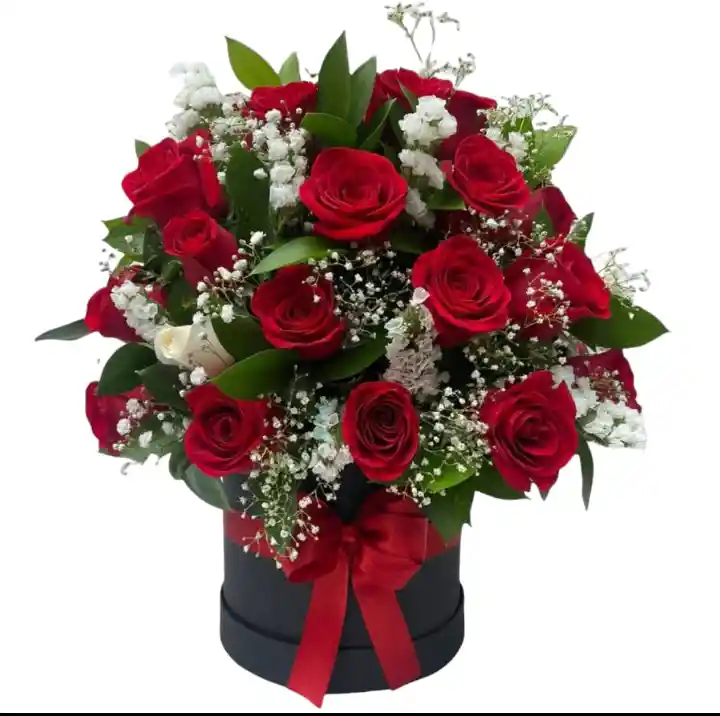 Cilindro Hermoso De Rosas