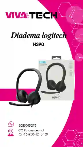 Diadema Logitech H390 Para Callcenter