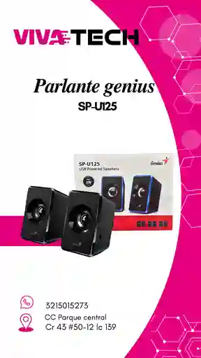 Parlante Genius Sp-u125