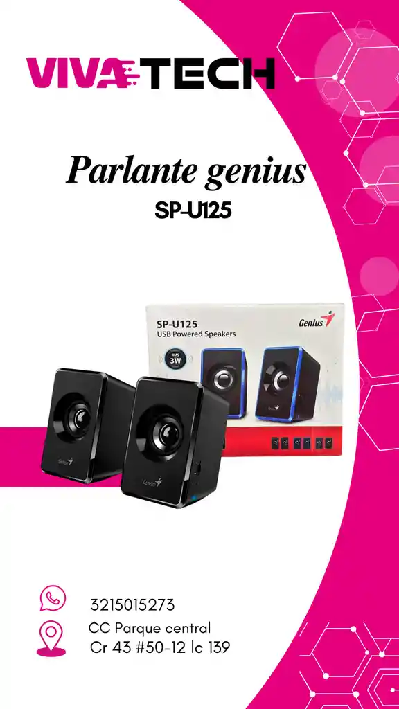 Parlante Genius Sp-u125