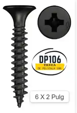 Tornillo Drywall / Goloso 6 X 2 Pulg X 10 Und