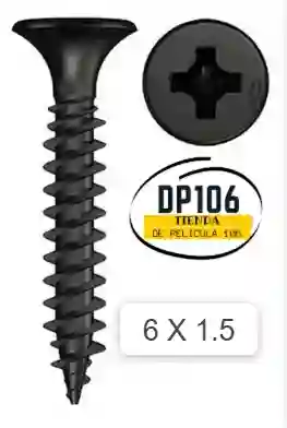 Tornillo Drywall / Goloso 6 X 1.5 X 10 Und