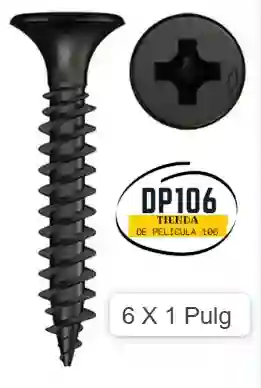 Tornillo Drywall / Goloso 6 X 1 Pulg X 10 Und