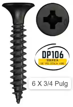 Tornillo Drywall / Goloso 6 X 3/4 Pulg X 10 Und