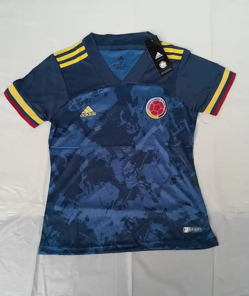 Camiseta Selección Col Azul Talla M+ Lata De Cerveza