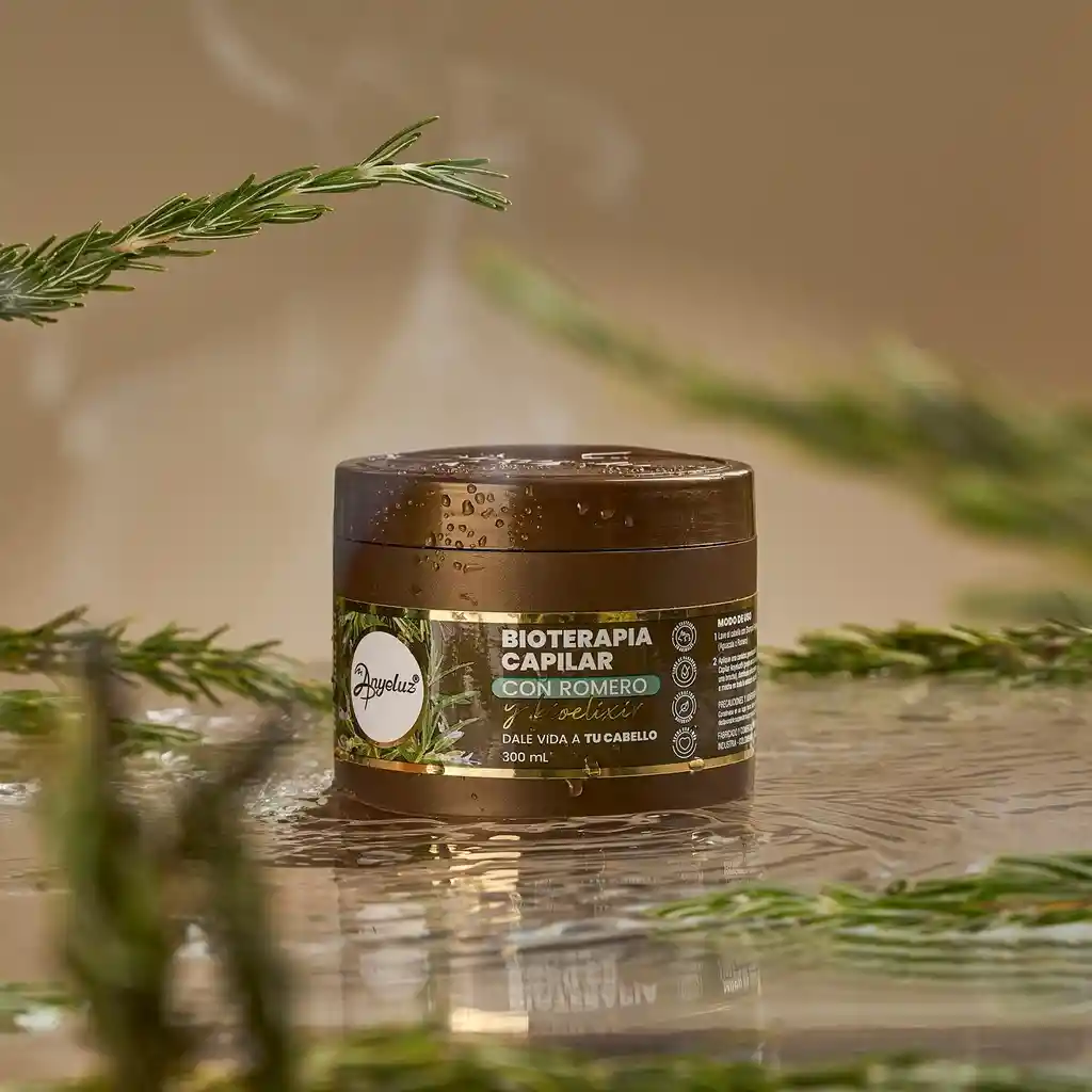 Bioterapia Capilar Con Romero Y Bioelixir Anyeluz