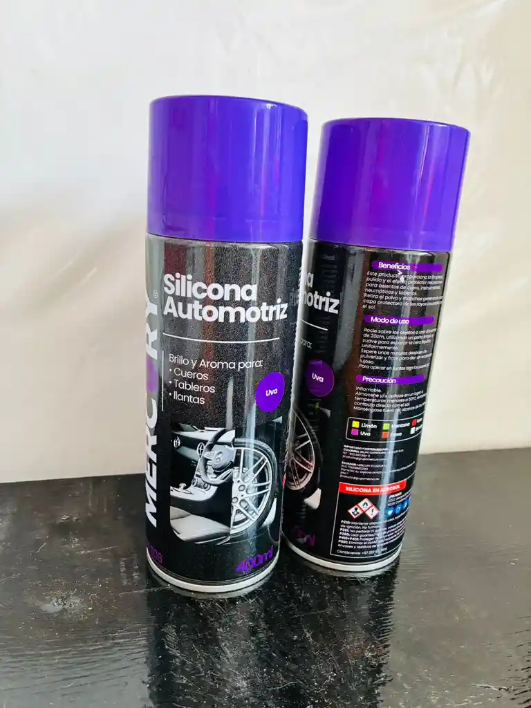 Silicona Automotriz Aroma Uva X 400ml