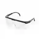 Gafas De Laboratorio Lentes De Seguridad Transparente Marco Negro Ajustables Para Adulto Y Niño