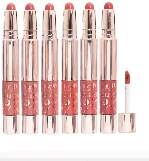 Labial Doble Barra Y Gloss Eclipse