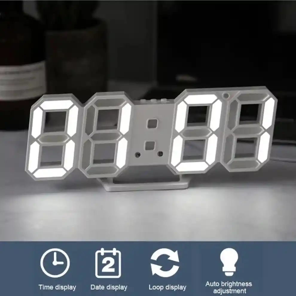 Reloj Digital 3d