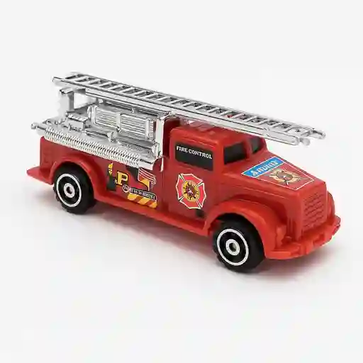 Carro De Bomberos Con Escalera