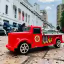 Carro De Bomberos Con Escalera