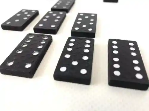 Mini Domino De Madera 28 Fichas