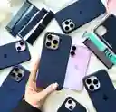 Silicone Case Iphone 14 Pro Max Azul Oscuro