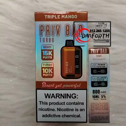 Vape Vuse 15000 Puffs Triple Mango Turbo Pv 5%