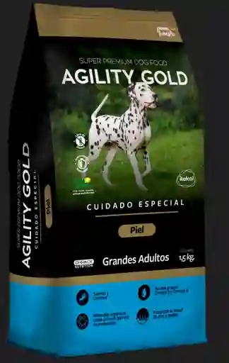 Agility Gold Grandes Adultos Cuidado Especial Piel X 1.5 Kg
