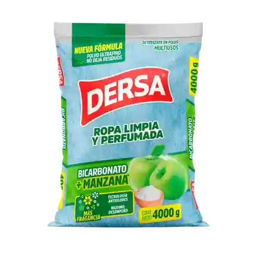 Detergente En Polvo As Multiusos Dersa - Bicarbonato Manzana