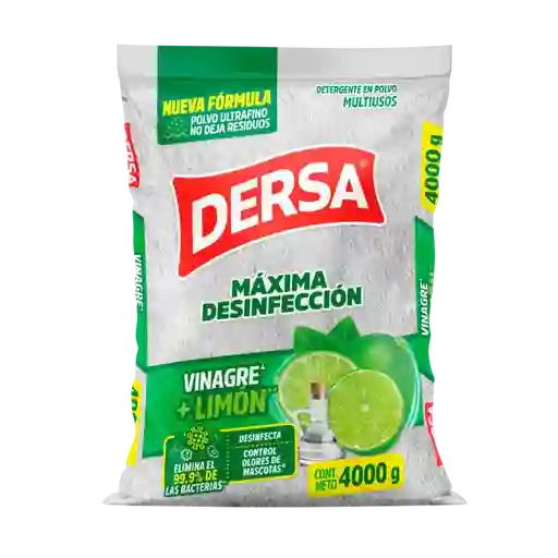 Detergente En Polvo As Multiusos Dersa - Vinagre Limón