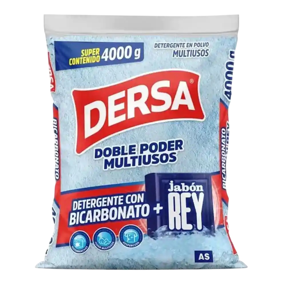 Detergente En Polvo Rey Multiusos Dersa - 4kg