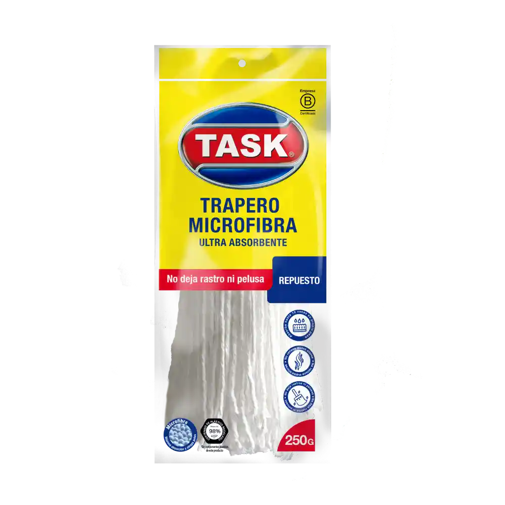 Repuesto Trapeador Microfibra Ultra Absorbente