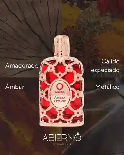 Perfume Amber Rouge Orientica Dupp