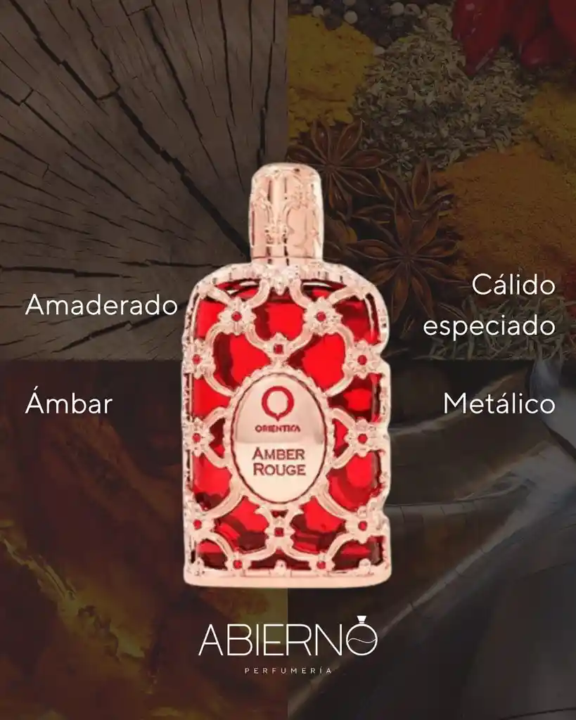 Perfume Amber Rouge Orientica Dupp