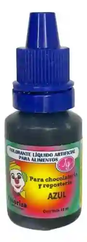 Colorante Alimento Vegetal Liquido Marca Payasito Color Azul
