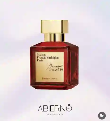 Perfume Baccarat Rouge Dupp