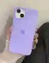 Silicone Case Iphone 15 Lila