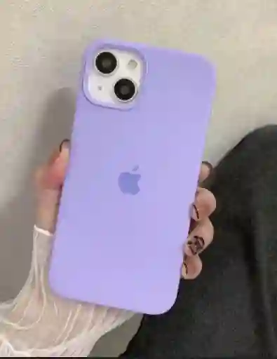 Silicone Case Iphone 15 Lila